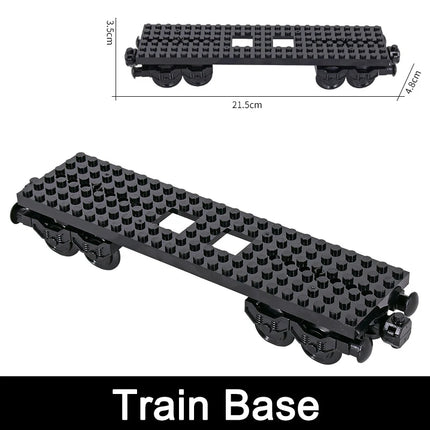 NEW City Trains Flexible Tracks Soft Straight Curved Rails Switch Building Block Creative Models Railways Toys For Kids Gifts