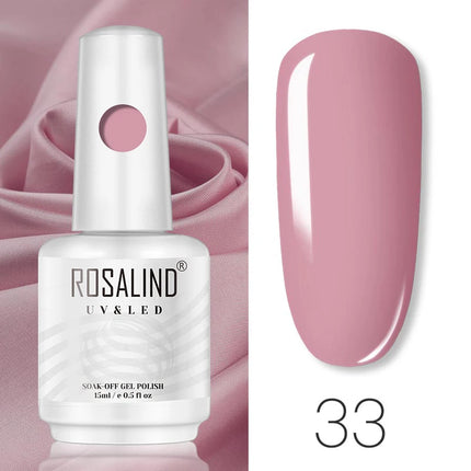 ROSALIND 15ml Nail Gel Polish Macaron Hybrid Varnish Semi Permanent Nail Art Design Soak Off Top Base Coat Esmalte UV Gel Nail