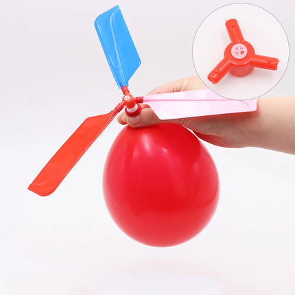 1-10pcs Helicopter Balloon Portable Outdoor Playing Flying Air Ballon Toy Birthday Party Decorations Kids Gift Party Supplies
