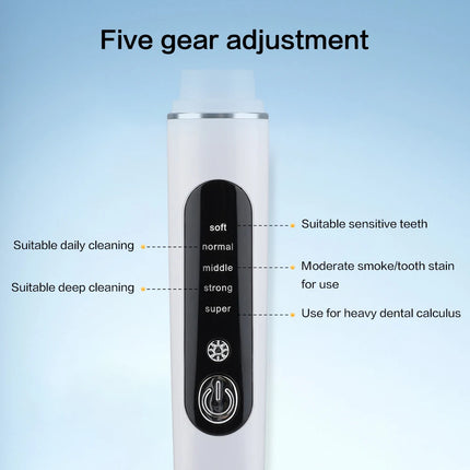 XIAOMI MIJIA Ultrasonic Dental Scaler 2.8M/min High Frequency Vibrating Teeth Cleaner Plaque Calculus Tartar Stains Remover