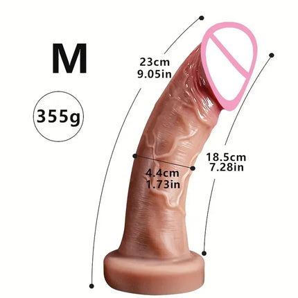 Soft Huge Glans Dildo Realistic Penis Anal Silicone Dildos With Suction Cup Big Dick G-Spot Vagina Stimulator Sex Toys for Women
