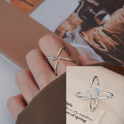 925 Sterling Silver Heart Ring / Bague Argent 925 Cœur Ajouré