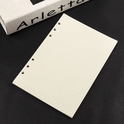 A4 B5 A5 A6 A7 Loose Leaf Notebook Refill Spiral Binder Inner Page Grid Blank Line Diary Agenda PlannerSchool Stationery