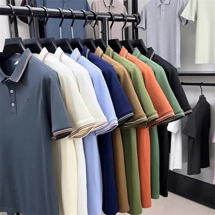 Designer Brand Men's Polo Shirt Lapel Short Sleeve Summer New Bee Embroidery T-Shirt Fashion Leisure Business Menswear Clothing