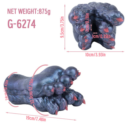 SHAZ Fantasy Monster Foot Male Masturbator Single Channel Pocket Pussy Realistic Animal Vagina Stroker Onahole Adult Sex Toy 18+