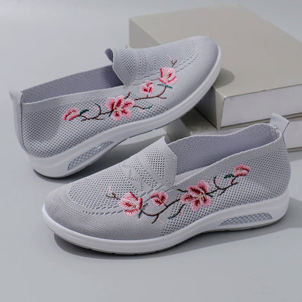 Women's summer breathable mesh flat shoes women's shoes casual sneakers shoes, clearance free shipping
