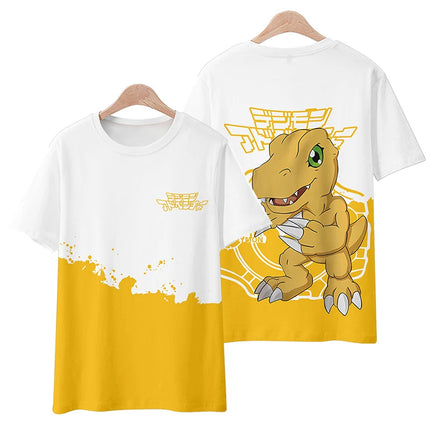Anime Digimon Adventure 3D Print T-Shirts Men Women Casual Streetwear Oversized Short Sleeve T Shirt Male Tees Tops Man Clothing