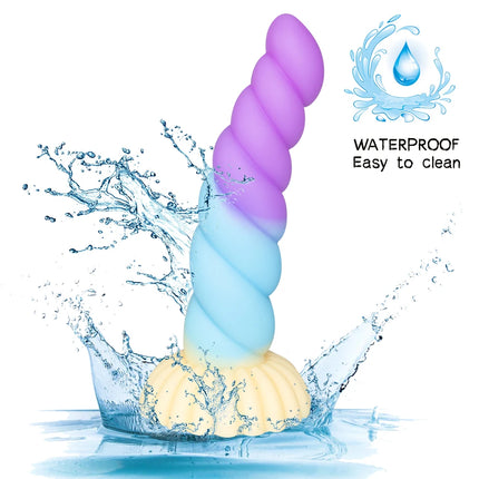 Realistic Penis Dildo Luminous Anal Butt Plug Strong Suction Cup Release Hands Female Masturbation Sex Toy G-spot Stimulation
