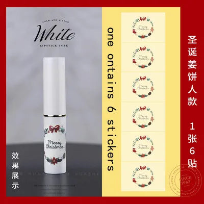 10/30/50/100pcs Direct Filling Empty Lipstick Tube Lip Balm Container Plastic Lipstick Shell Cosmetics Packaging Box And Sticker