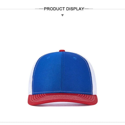 Summer Unisex Slight Curved Brim Trucker Hat Hot Sale Breathable Casual Cap for Men Women Outdoor Daily Wear