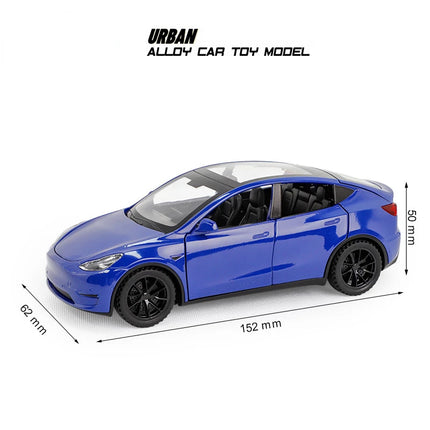 1:32 Model Y Alloy Car Model Diecast Metal Car Model Simulation Sound and Light Collection Childrens Toys Gift A963