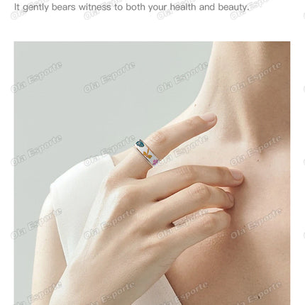 NEW Color Enamel Craftsmanship Healthy Smart Ring Wireless Call Heart Rate/Sleep/Blood Oxygen Monitor Waterproof Smartring 2026
