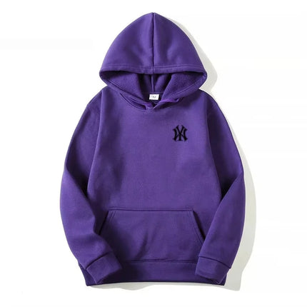 Men's and Women's Casual Fashion Trendy Hoodie Spring and Autumn Outdoor Sweatshirt Popular Font Print Pullover Jacket