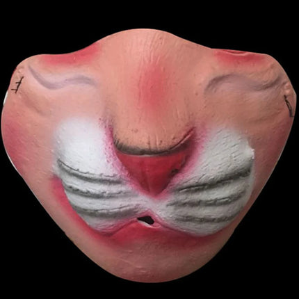 Clown Mask Cosplay Latex Props Humorous Elastic Band Horrible Scary Half Face Masks Adult Party Funny Halloween Decor Toy