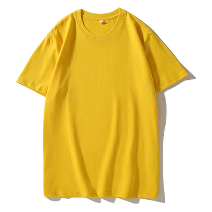 100% Cotton T-shirt Custom Logo Print Image Men and Women Clothes Diy Enterprise Embroidery Team Culture Short Sleeved Tops