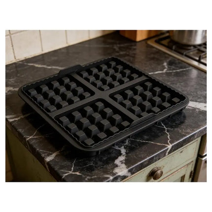 [NEWA66Z!】 For Belgian Waffles, Pancakes Egg Patties Non-Stick Baking Tray For Air Fryer, Fits 4-7QT, Square Waffle Molds
