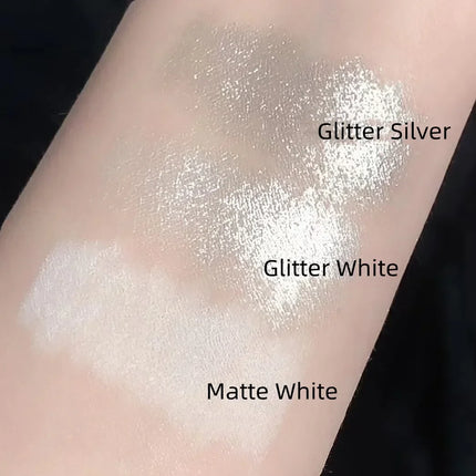 Glitter Highlighter Pen Pearlescent Lying Silkworm Pencils 1Pc Waterproof Long-lasting Brightening Eyes Stick Silver Eye Make Up