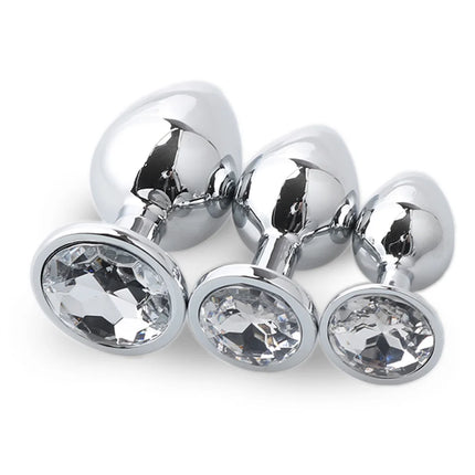 Anal Plug Jewelry Colorful Crystal Anal Plug Stimulator Anal Massage Dilatancy Toys G-point Massage Sex Wellness Adult Pleasure