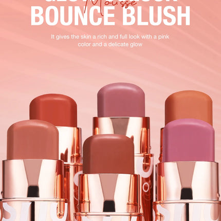 O.TWO.O Lipstick Blush Stick 3-in-1 Eyes Cheek and Lip Tint Buildable Waterproof Lightweight Cream Multi Stick Makeup for Women