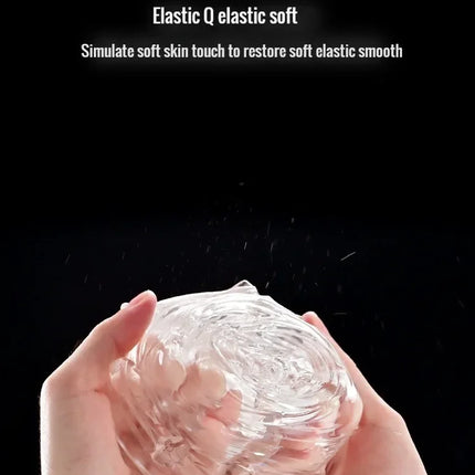 Male Masturbator Cup  Pussy Transparent Vagina Adult Goods Endurance Exercise Vacuum Pocket Sex Toy for Men Adult Suppli Pussy