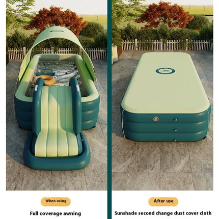 Summer Outdoor Inflatable Toys Pool Household Fully Covered Sunshade Swimming Pool Family Interactive Inflatable Toys Model