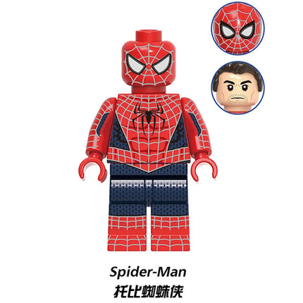 New 5cm Marvel Spider-Man Venom Building Block Figures Assembleable Figure Desktop Ornament Decorations Best Gifts for Childrens