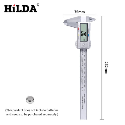 HILDA 0-150mm Vernier Caliper digital Electronic Digital Caliper 6 Inch LCD Micrometer Measuring Tool