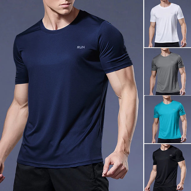 Men's Quick-Dry Athletic T-Shirt - Gym Fitness / T-Shirt Athlétique Séchage Rapide Hommes - Gym Fitness