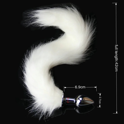 Pink Fox Butt Plug Tail Anal Teaser Comfort Furry Beginner Sex Toy Indeed Explore Ass Dog Play Women stimulate Furry Cosplay