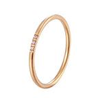 Triple CZ(Rose gold) / 3
