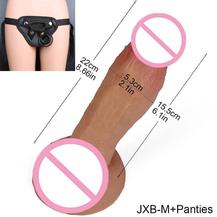 Real Men Skin Dildos Soft Silicone Suction Cup Big Huge Cock Male Artificial Penis Cheap Adult 18 Vagina Anal Sex Toys For Women