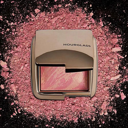 Hourglass Shining Powder Blusher Highlighter Matte Fine Shimmer Blusher Face Cute Makeup Korean Cheek Pressed Powder