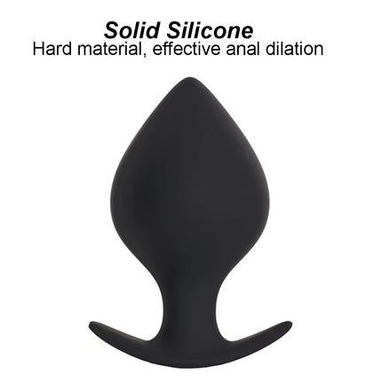39-81mm Anal Plug Hard Silicone Butt Plug Fisting Men Prostate Massager Anal Beads Adult Sex Toys for Women Men Anal Dilator