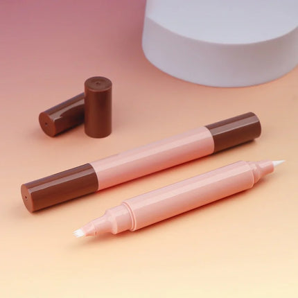 10/30/50pcs Empty Double-headed Triangle Stamp Eyeliner/ Four-forkhead Beard Stroke Pen/Eyebrow Pen Empty Tube Makeup Packing