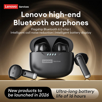 Lenovo LE259 Deep Bass Wireless Earphones Bluetooth 6.0 HD Crystal Calls Gaming Headphones Ultra-Low Latency Earbuds Waterproof