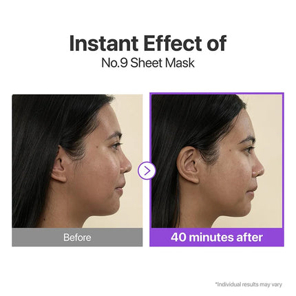 Instant Lifting Full Face Mask With Peptide Collagen Firming Mask For Smooth Defined Looking Skin 4 Sheets With Lifting Band