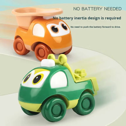 Children's Inertial Toy Car, Engineering Firefighting Sanitation Vehicle Resistant to Falling, Children's Gift