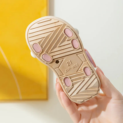 2024 New Children's Slippers Summer Girls and Boys Bathroom Home Anti slip Beach Shoes Soft Soled Baby Sandals