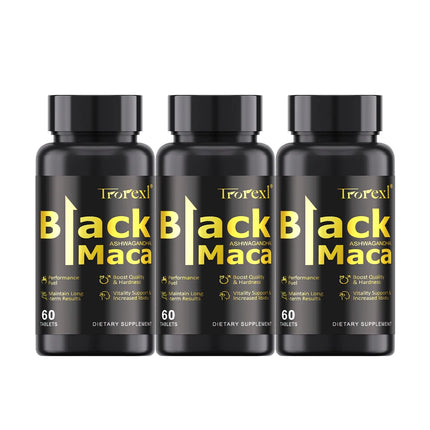 Male Enhancing Libido Organic Maca -60 Tablets 100% Pure Non-GMo Supports Reproductive HealthNatural Energizer Fast Acting