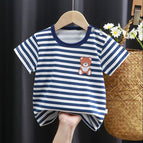 I010-Blue Stripes / 110 (3-4years)