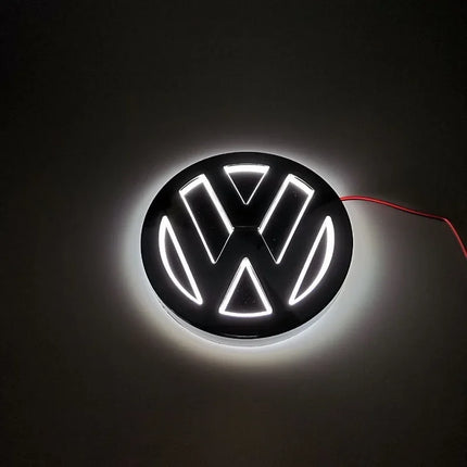 1pcs 11cm LED Logo Light Rear Badge Light Front Grille For VW POLO MAGOTAN Passat CC Bora Golf Jetta Logo Light Trunk Sticker