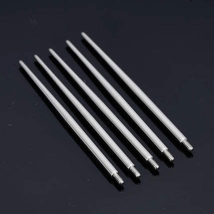 10pcs G23 Titanium Piercing Body Piercing Tool Jewelry Tools Puncture Needle  For Belly Lip Ear Eyebrow Guide Needle Piercing