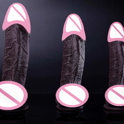 Fat Realistic Dildo Big Real Skin Silicone Huge Thick Dildo Giant Anal Soft Dildos with Suction Cup for Women Men G-spot Sex Toy