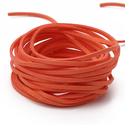 3mm Faux Suede Braided Cord Korean Velvet Leather For Handmade DIY Beading Bracelet Jewelry Making Thread String Rope 1m/4m/roll