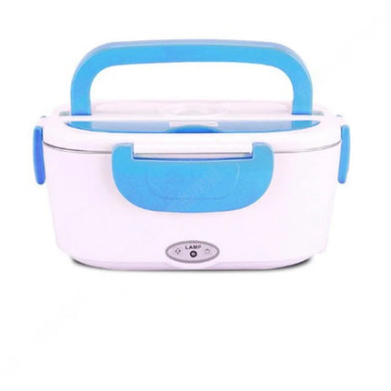 New Home 110V 220V Stainless Steel Electric Lunch Box Small Office Picnic Portable Lunch Box Insulation Lunch Box Food Container