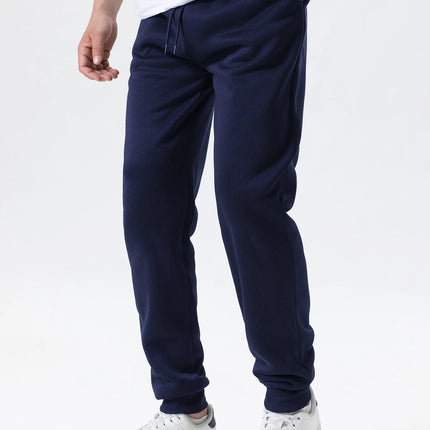 Mens Casual Pants Autumn Winter Fleece Sweatpants Men Joggers Elastic Waist Sport Casual Trousers Baggy Fitness Gym Clothing