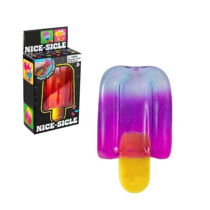 Needoh Fuzz Ball Smile Soft Jellyfish Squish Squeeze Toy Stress Anxiety Relief Stress Sensory Waterproof Water Play Sensory Toy