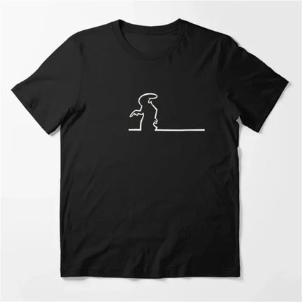 La Linea The Line Osvaldo Cavandoli TV T Shirt men Happy Fashion Women's tshirts Streetwear Tee Round Neck Casual Tops Camisetas