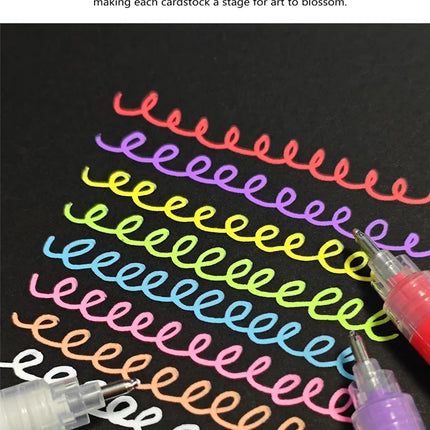 Guangna 168/72 Colors High Gloss Acrylic Marker Pen Set,Hard Headed Drawing Pens,Professional-Grade Paint Pen for DIY Graffiti