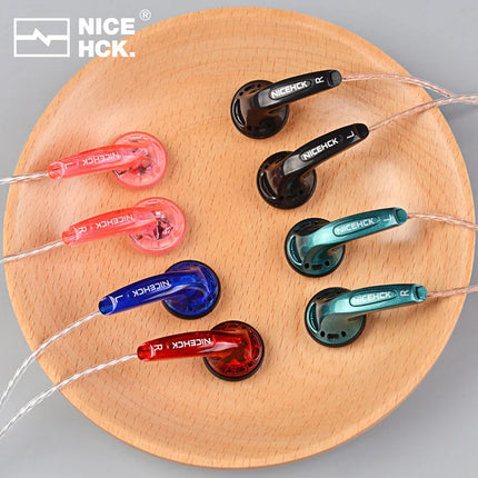 NiceHCK YD30 UV Varnish Surface 3.5mm HIFI Music Wired Earbud 15.4mm Dynamic HD Microphone Earphone for Gaming Meeting Vido EB2S